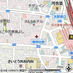 椿神明社周辺の地図