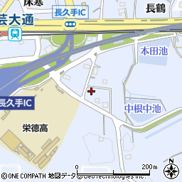 愛知県長久手市岩作三ケ峯1-149周辺の地図