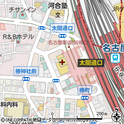 セリアビックカメラ名古屋駅西店周辺の地図