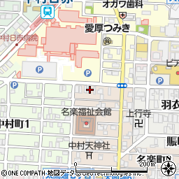 愛知県名古屋市中村区名楽町5丁目13周辺の地図