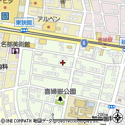愛知県長久手市喜婦嶽1912周辺の地図