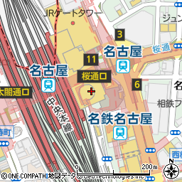 名古屋マリオットアソシアホテル周辺の地図