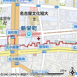 愛知県名古屋市東区葵1丁目21-4周辺の地図