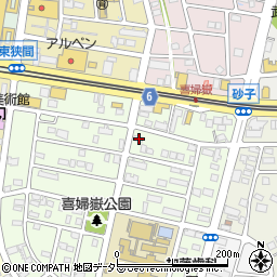 愛知県長久手市喜婦嶽401周辺の地図