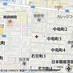 愛知県名古屋市中村区中島町3丁目23周辺の地図