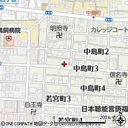 愛知県名古屋市中村区中島町3丁目21周辺の地図