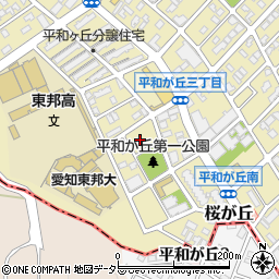 平和ヶ丘神社周辺の地図