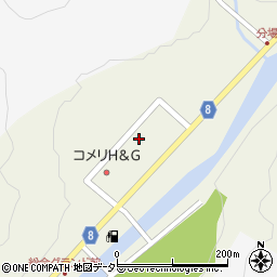 にちなん　日野川の郷周辺の地図
