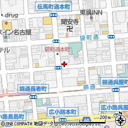 牛タンしゃぶしゃぶと肉握り 源's 錦店周辺の地図