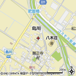 滋賀県愛知郡愛荘町島川1324周辺の地図