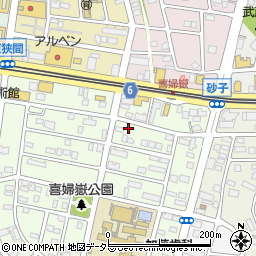 愛知県長久手市喜婦嶽402周辺の地図
