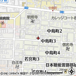 名古屋中島郵便局 ＡＴＭ周辺の地図
