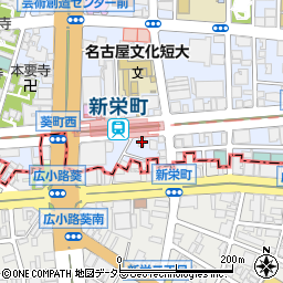 愛知県名古屋市東区葵1丁目21-1周辺の地図