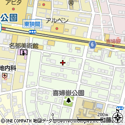 愛知県長久手市喜婦嶽1915周辺の地図