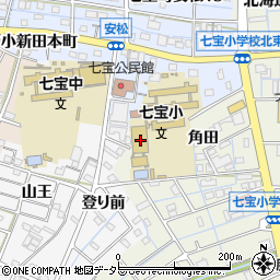 愛知県あま市七宝町桂角田1772-2周辺の地図
