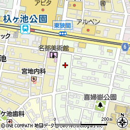 愛知県長久手市喜婦嶽2021周辺の地図