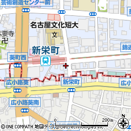 愛知県名古屋市東区葵1丁目21-7周辺の地図