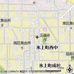兵庫県丹波市氷上町西中262周辺の地図