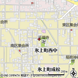兵庫県丹波市氷上町西中198周辺の地図