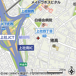 瀬戸信用金庫上社支店周辺の地図