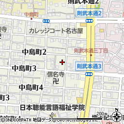 愛知県名古屋市中村区中島町2丁目40周辺の地図
