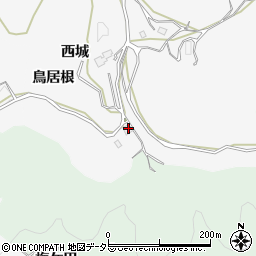愛知県豊田市松嶺町鳥居根周辺の地図
