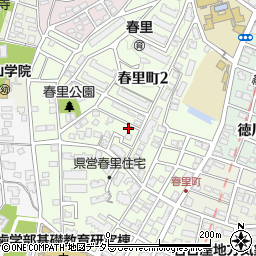 愛知県名古屋市千種区春里町周辺の地図