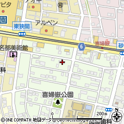 愛知県長久手市喜婦嶽1907周辺の地図