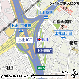 愛知県名古屋市名東区上社4丁目16周辺の地図