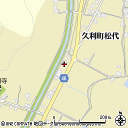 島根県大田市久利町松代99周辺の地図
