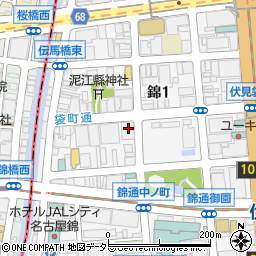 名古屋織物卸商業組合周辺の地図