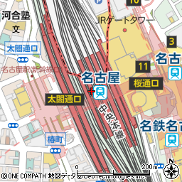名古屋駅 愛知県名古屋市中村区 駅 路線から地図を検索 マピオン