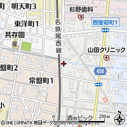 愛知県津島市西愛宕町2丁目1周辺の地図