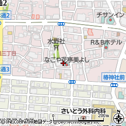 愛知県名古屋市中村区則武2丁目16周辺の地図