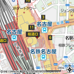 フミーズグリル 名古屋ゲートタワープラザ店周辺の地図