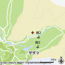 愛知県豊田市月原町ザザラ周辺の地図