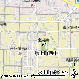 兵庫県丹波市氷上町西中197周辺の地図