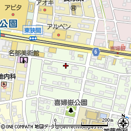 愛知県長久手市喜婦嶽1904周辺の地図