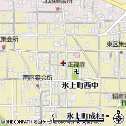 兵庫県丹波市氷上町西中257周辺の地図