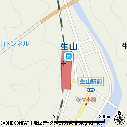 鳥取県日野郡日南町周辺の地図