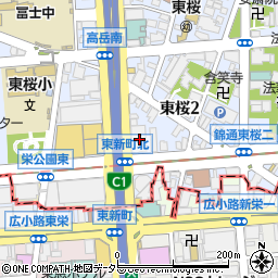 ＮＴＰ名古屋トヨペット　東新町店周辺の地図