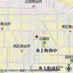 兵庫県丹波市氷上町西中255周辺の地図