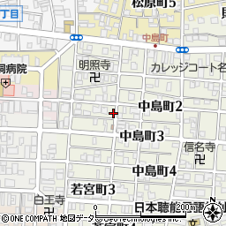 愛知県名古屋市中村区中島町2丁目26周辺の地図