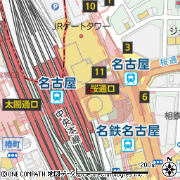 黄金しゃぶしゃぶ たか福 名古屋JRセントラルタワーズ店周辺の地図