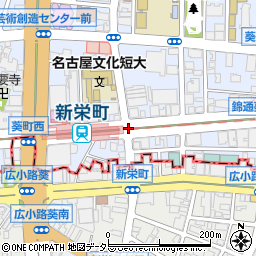 葵町周辺の地図