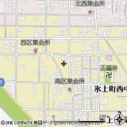 兵庫県丹波市氷上町西中422周辺の地図