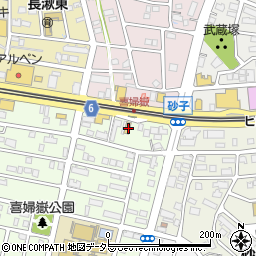 愛知県長久手市喜婦嶽206周辺の地図