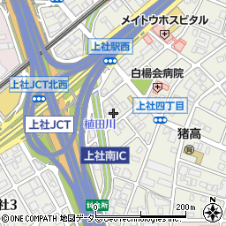 愛知県名古屋市名東区上社4丁目130周辺の地図