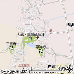 奥津島神社周辺の地図