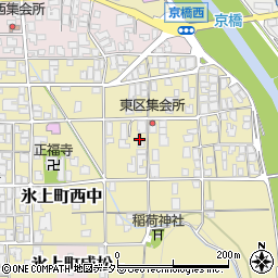 兵庫県丹波市氷上町西中69周辺の地図